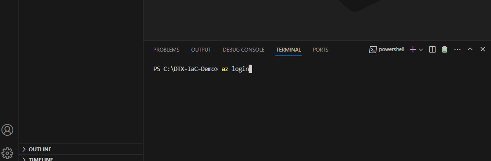 VSCode run command